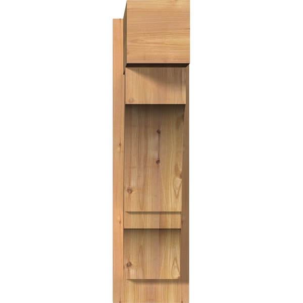 Balboa Block Smooth Outlooker, Western Red Cedar, 7 1/2W X 20D X 28H